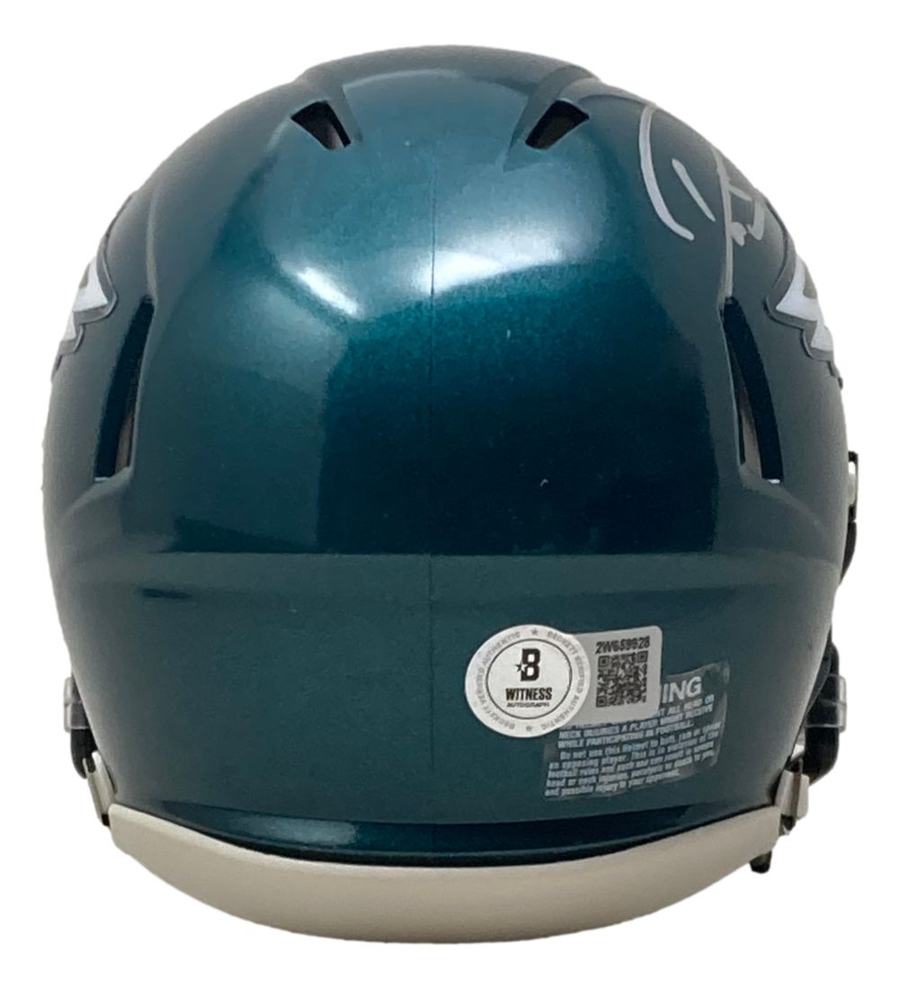 Darius Slay Signed Philadelphia Eagles Mini Helmet BAS w/ Super Bowl 59 LIX Case