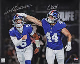 Jaxson Dart Cam Skattebo Signed 16x20 New York Giants Photo Fanatics