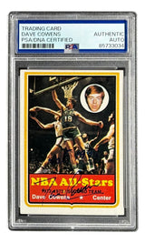 Dave Cowens Signed 1973/74 Topps #40 Celtics Trading Card HOF 1991 PSA/DNA