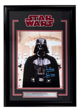 Dave Prowse Signed Framed 11x14 Star Wars Darth Vader Photo BAS