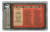 Davey Johnson Signed 1986 Topps #501 New York Mets Trading Card BAS