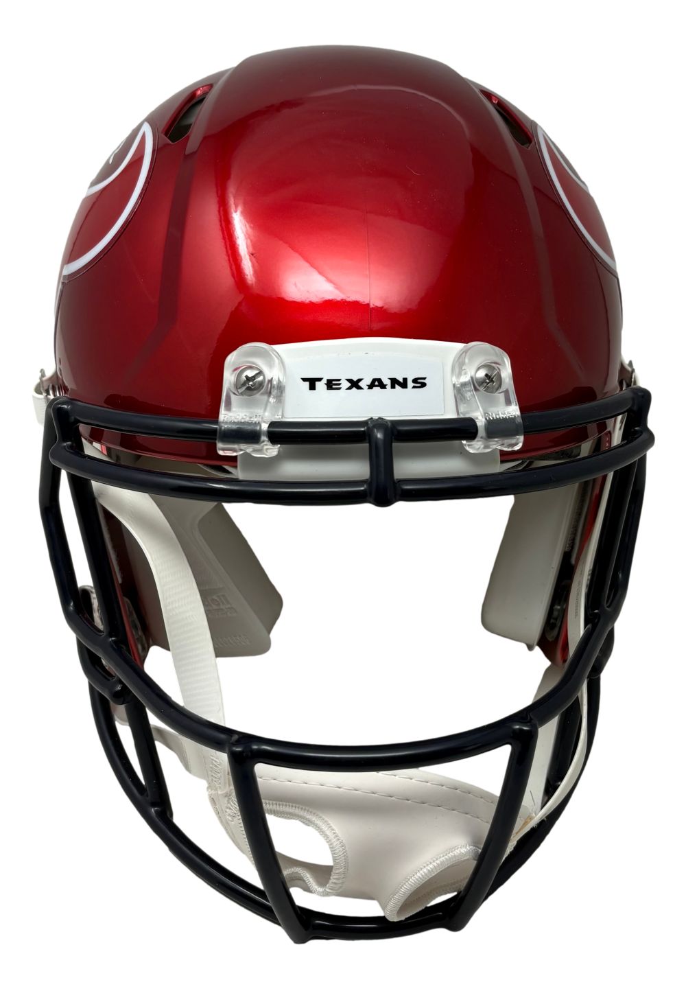David Montgomery Signed Houston Texans Full Size Red Authentic Speed Helmet BAS