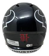 David Montgomery Signed Houston Texans Full Size Replica Speed Helmet BAS