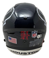 David Montgomery Signed Houston Texans Full Size Authentic SpeedFlex Helmet BAS