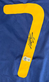 David Villa Signed Spain 2010 Adidas Navy Soccer Jersey BAS