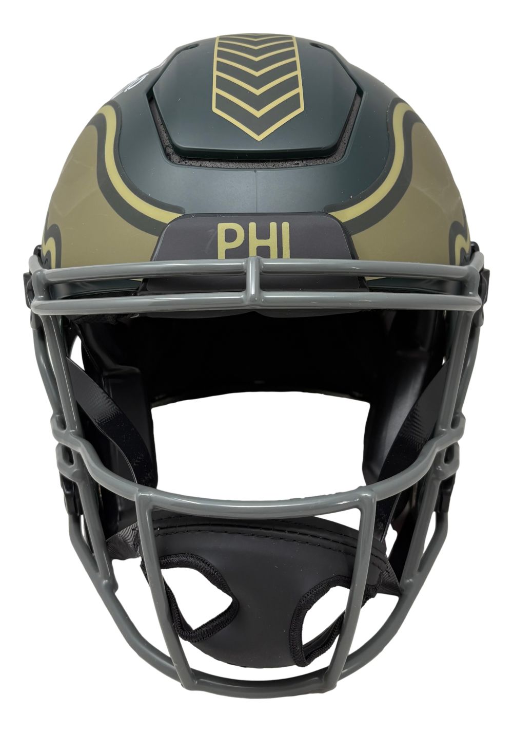 Brian Dawkins Signed Eagles Salute To Service FS Authentic SpeedFlex Helmet BAS