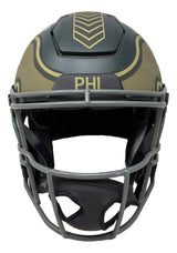 Brian Dawkins Signed Eagles Salute To Service FS Authentic SpeedFlex Helmet BAS