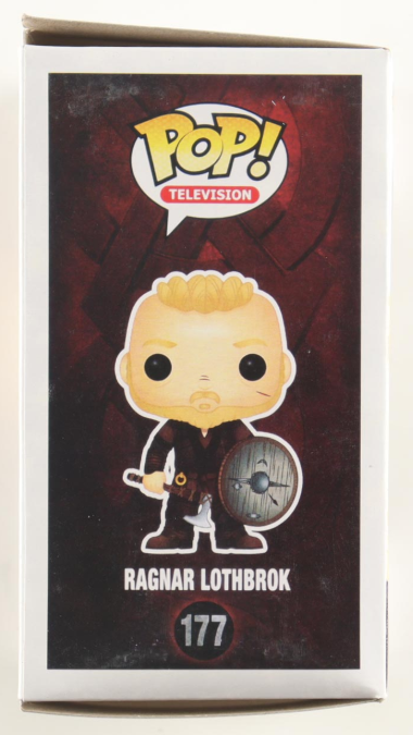 Travis Fimmel Signed "Vikings" #177 Ragnar Lothbrok Funko Pop - PSA