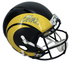 Davante Adams Autographed Black Rivalries Speed Full Size Helmet Beckett Witnessed