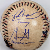 Sandlot Cast Signed Custom Baseball w/8 Signatures-Beckett W Hologram
