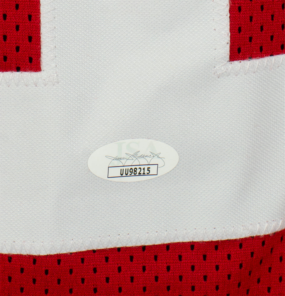 Deebo Samuel Signed Custom Red Pro Style Football Jersey JSA