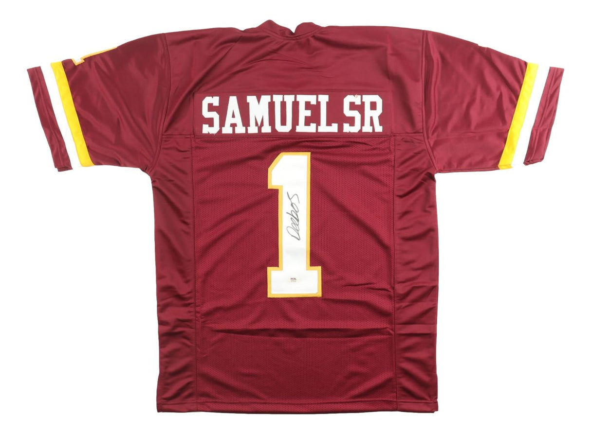 Deebo Samuel Washington Signed Maroon Jersey PSA/DNA Hologram