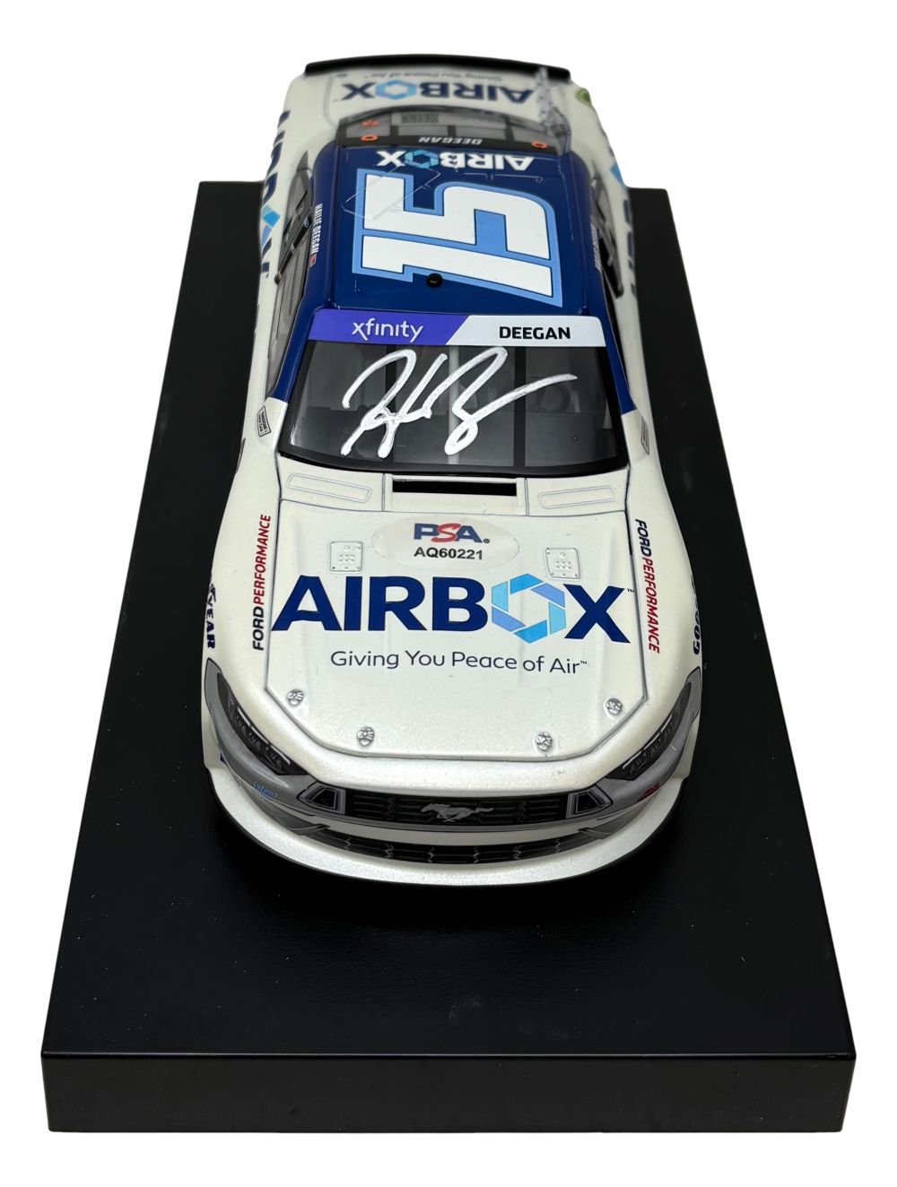 Hailie Deegan Signed 1:24 NASCAR Airbox Die-Cast Car PSA/DNA