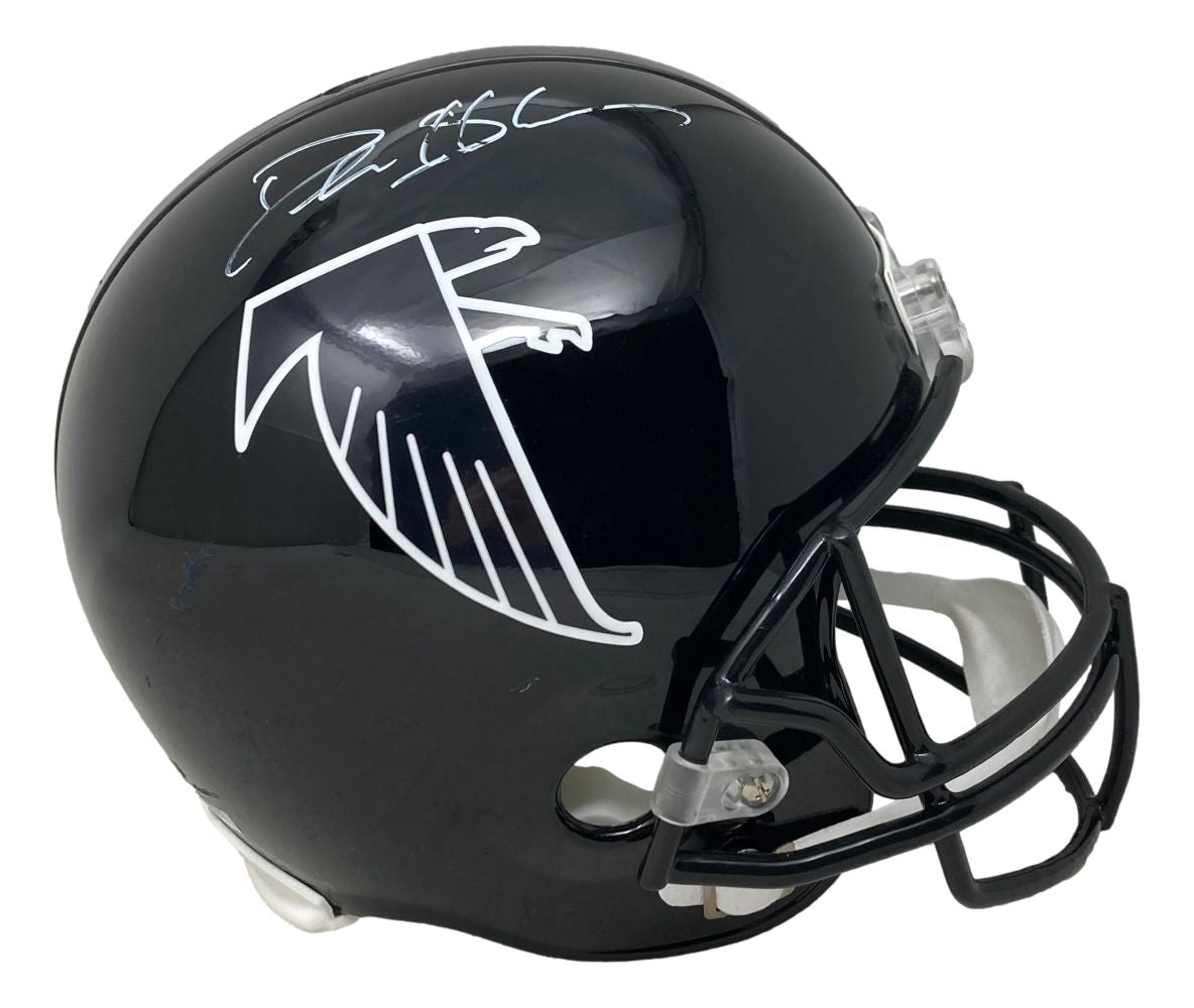 Deion Sanders Signed Atlanta Falcons Full Size Replica Helmet JSA
