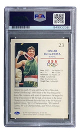 Oscar De La Hoya Signed 1992 Impel Olypicards #23 Rookie Card PSA/DNA Gem 10 - Sports Integrity
