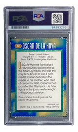 Oscar De La Hoya Signed 1996 Sports Illustrated For Kids Series 2 #492 Card PSA/DNA - Sports Integrity
