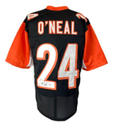 Deltha O'Neal Cincinnati Signed Black Football Jersey Sports Integrity