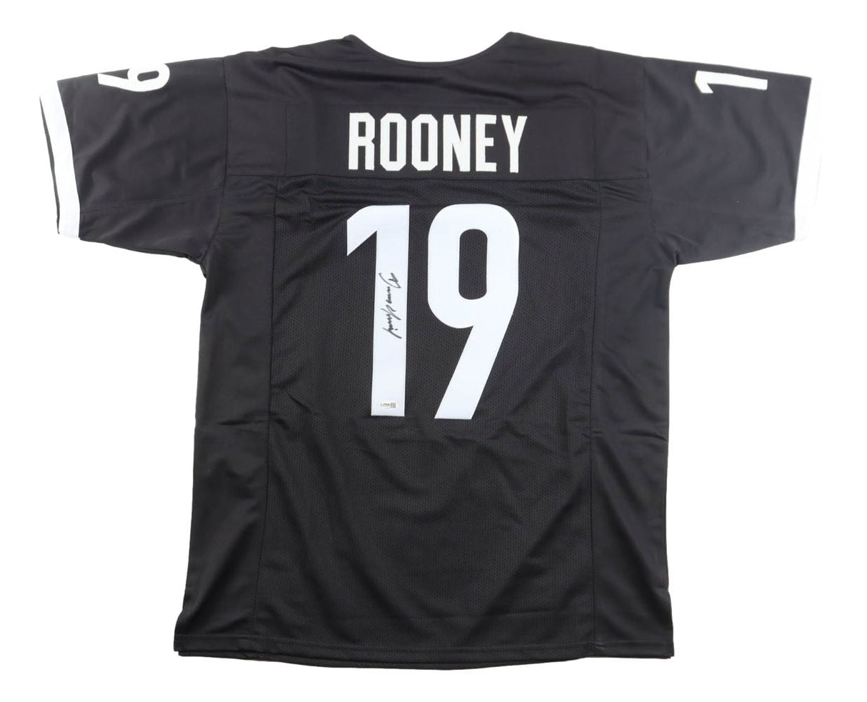 Dennis Quaid Any Given Sunday Signed Black Rooney Football Jersey JSA QR