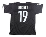 Dennis Quaid Any Given Sunday Signed Black Rooney Football Jersey JSA QR