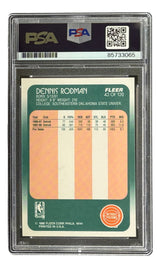Dennis Rodman Signed 1988 Fleer #43 Pistons Rookie Card PSA/DNA