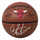 Dennis Rodman Signed Chicago Bulls NBA Wilson Logo Basketball BAS
