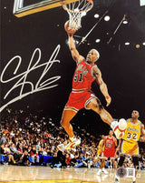 Dennis Rodman Signed 8x10 Chicago Bulls Photo BAS