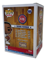 Dennis Rodman Signed Chicago Bulls NBA All-Stars Funko Pop #160 Schwartz