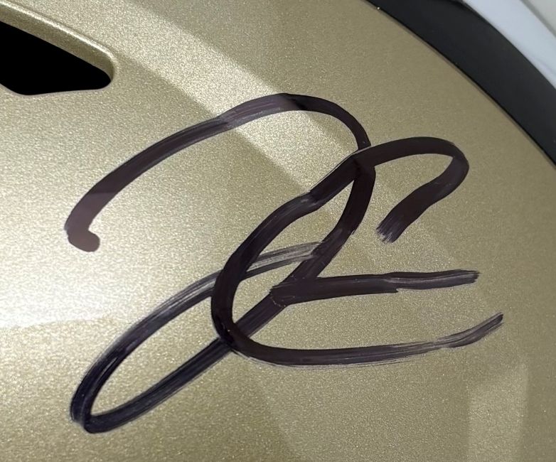 Derek Carr Signed New Orleans Saints Full Size Replica Speed Helmet Fanatics