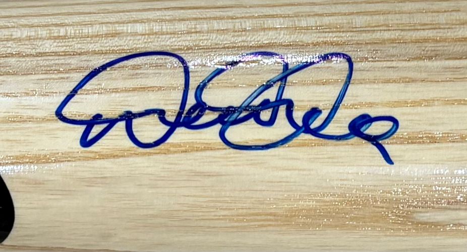 Derek Jeter New York Yankees Signed Tan Rawlings Baseball Bat JSA Hologram