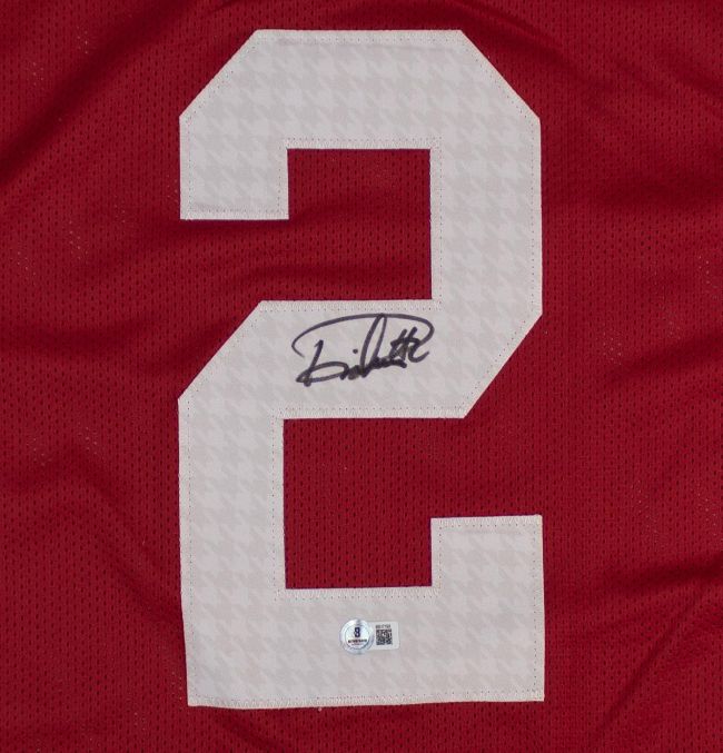 Derrick Henry Alabama Signed Crimson Football Jersey BAS