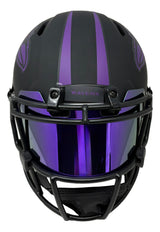Derrick Henry Signed Ravens FS Eclipse Authentic Speed Helmet w/ Visor BAS