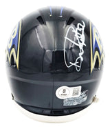 Derrick Henry Signed Baltimore Ravens Mini Speed Helmet BAS