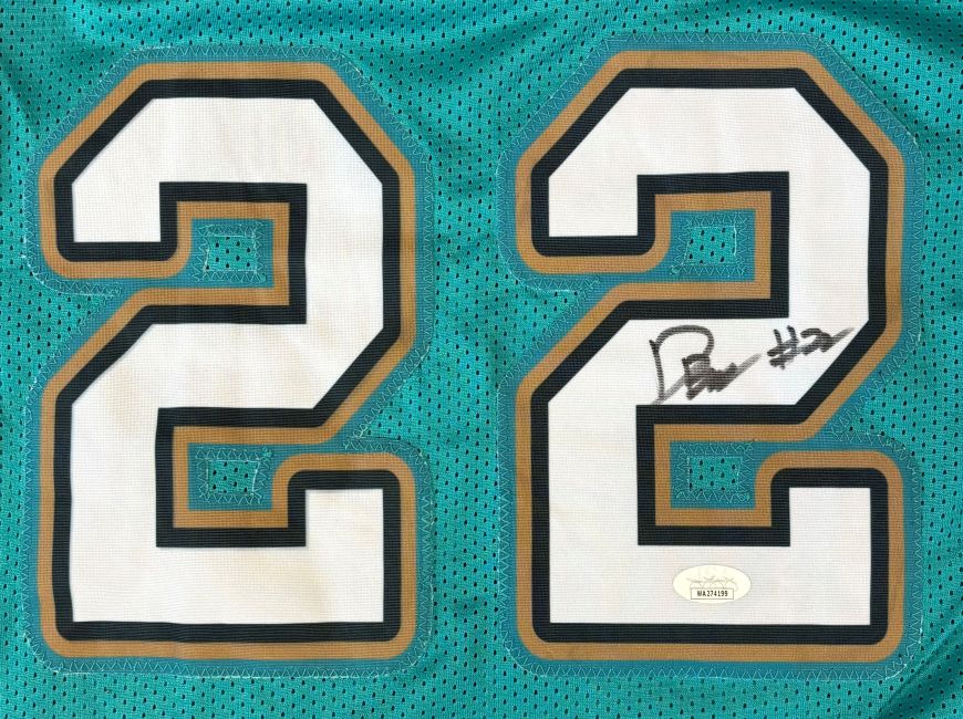 Desmond Bane Memphis Signed Teal Basketball Jersey JSA Hologram