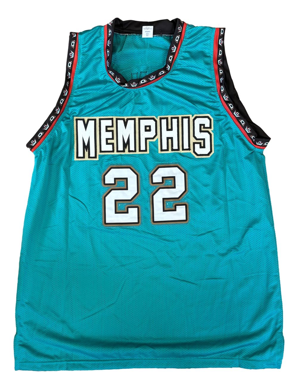 Desmond Bane Memphis Signed Teal Basketball Jersey JSA Hologram