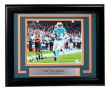 De'Von Achane Signed Framed 8x10 Miami Dolphins Photo JSA QR