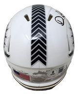 De'Von Achane Signed Miami Dolphins Salute To Service Mini Speed Helmet BAS