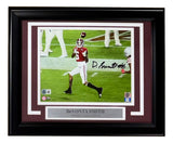 Devonta Smith Signed Framed 8x10 Alabama Crimson Tide Photo BAS