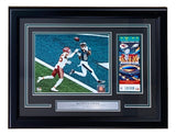 DeVonta Smith Framed 8x10 Eagles Super Bowl 59 Touchdown Photo w/ Replica Ticket