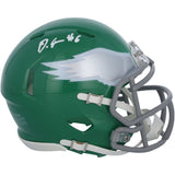 Devonta Smith Autographed Philadelphia Eagles Kelly Green 2023 Alternate Speed Mini Helmet Fanatics