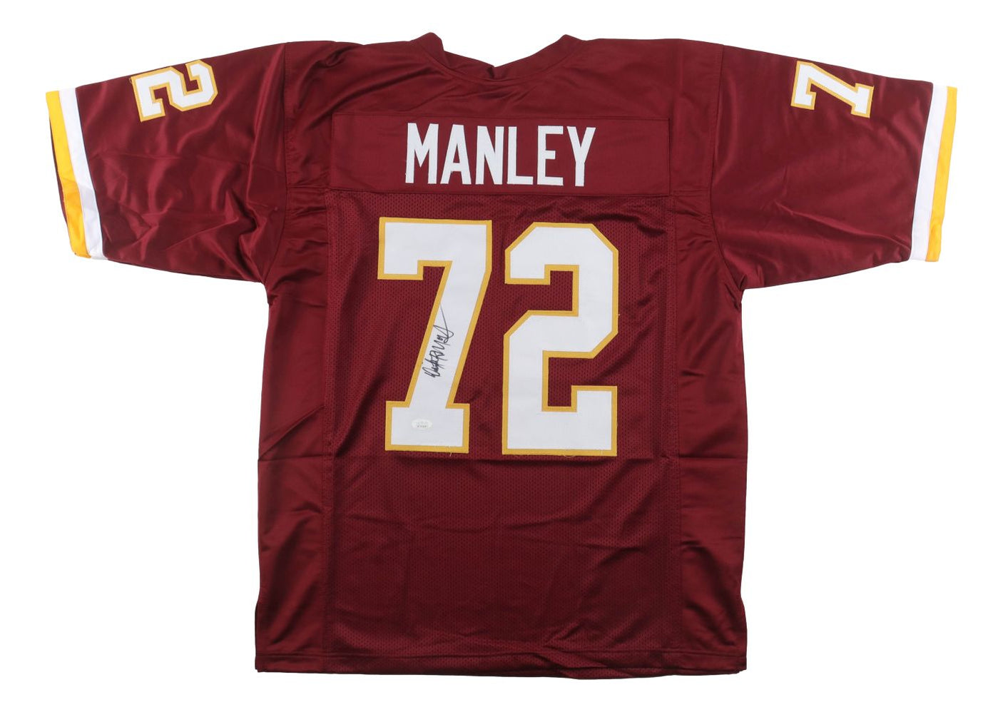 Dexter Manley Washington Signed Burgundy Football Jersey JSA