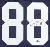 Dez Bryant Dallas Signed Alternate Navy Blue Football Jersey BAS ITP