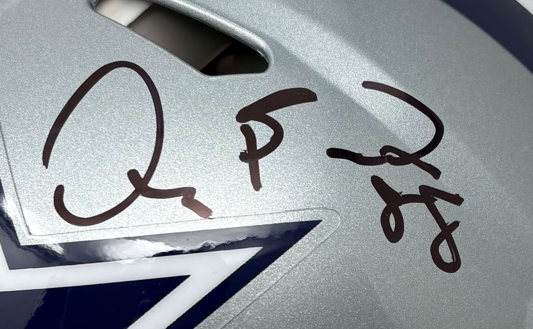 Dez Bryant Signed Dallas Cowboys Full Size Authentic Speed Helmet BAS