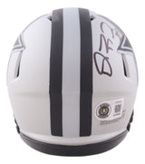 Dez Bryant Signed Dallas Cowboys Rave Mini Speed Helmet BAS