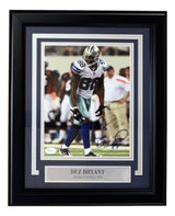 Dez Bryant Signed Framed 8x10 Dallas Cowboys Photo JSA Hologram