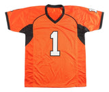 Dez Bryant Oklahoma State Signed Orange Football Jersey BAS