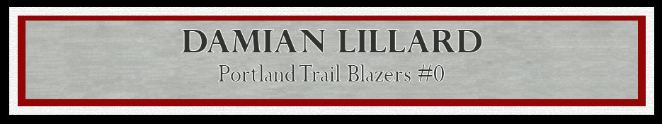 Damian Lillard Autographed Framed 16x20 Photo Portland Trail Blazers Beckett BAS Stock #197156
