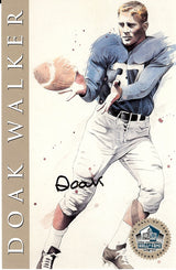 Doak Walker Autographed 1998 HOF Signature Series Card Detroit Lions #/2500 SKU #106032