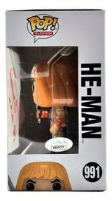 Dolph Lundgren Signed He - Man Funko Pop #991 He - Man Inscribed JSA ITP - Sports Integrity