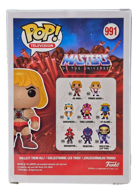 Dolph Lundgren Signed He - Man Funko Pop #991 He - Man Inscribed JSA ITP - Sports Integrity