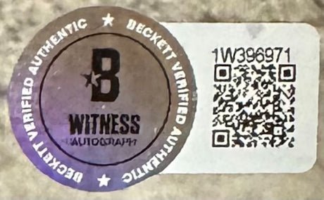 A Don Mattingly Signed Framed 16x20 Yankees Photo by Sports Integrity includes a Beckett authentication sticker with serial number next to a QR code on a white label.